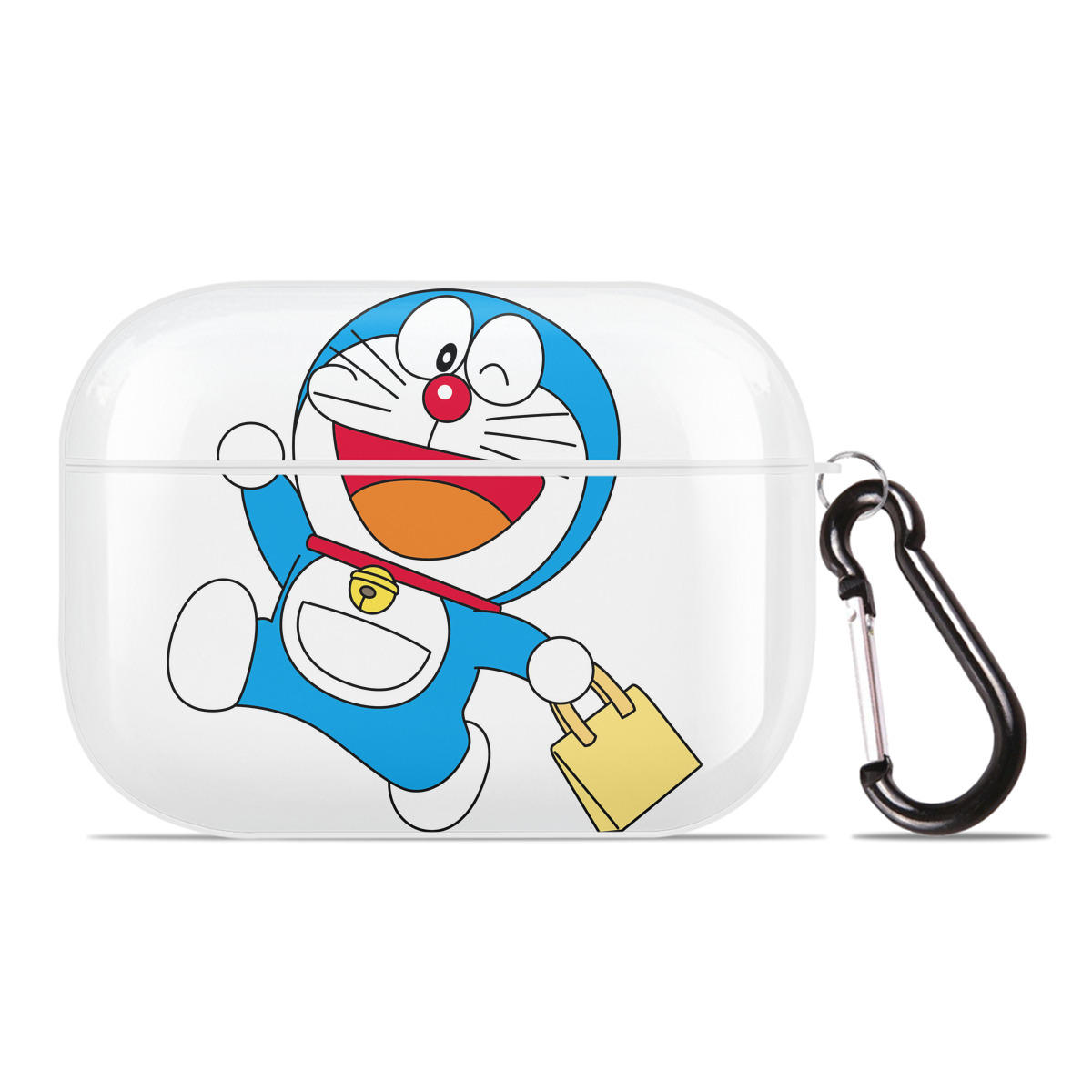 （画像用） ドラえもん Doraemon 【AirPods Pro用】ハードシェル保護ケース 耐衝撃・防指紋・カラビナ付き商品仕様