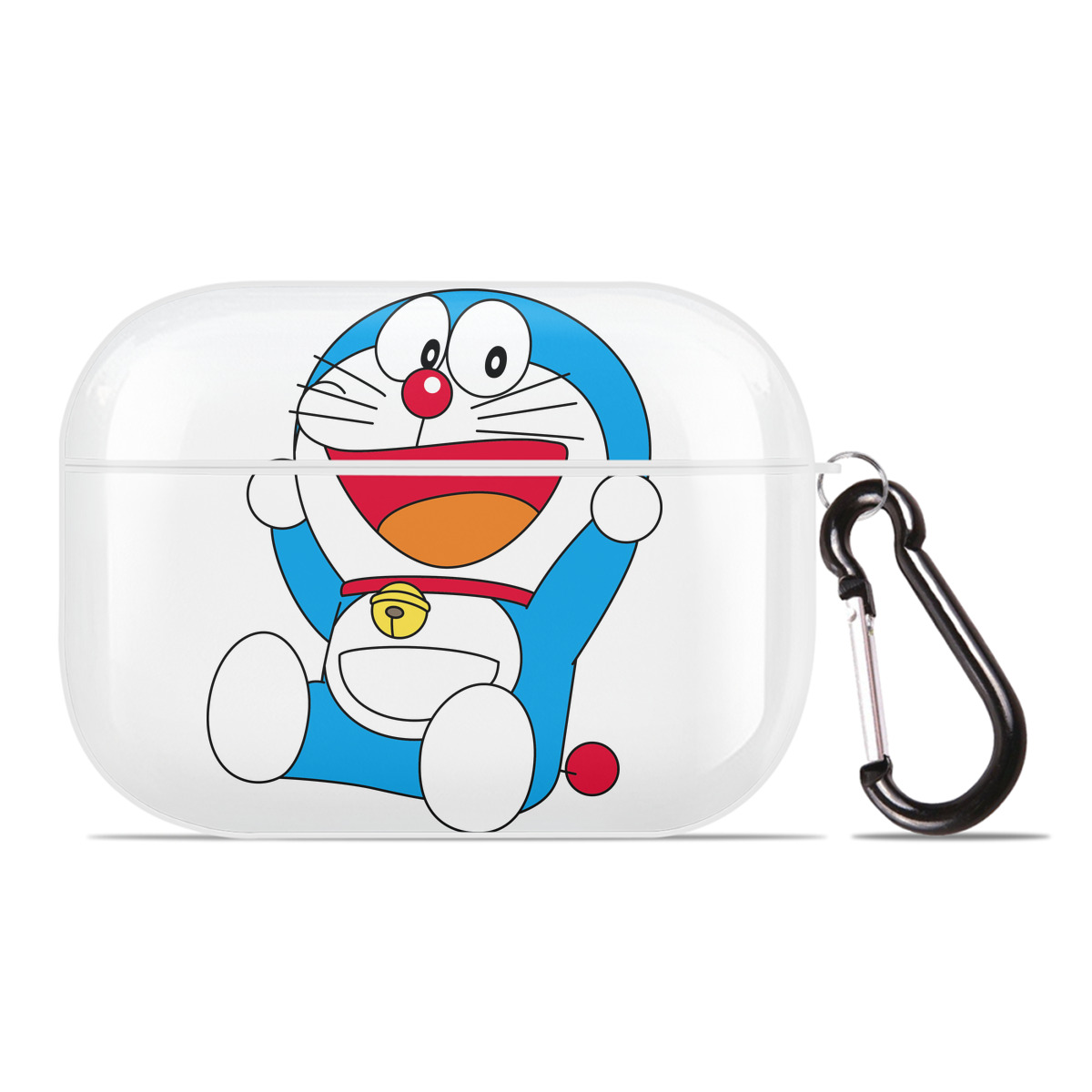 （画像用） ドラえもん Doraemon 【AirPods Pro用】ハードシェル保護ケース 耐衝撃・防指紋・カラビナ付き商品仕様