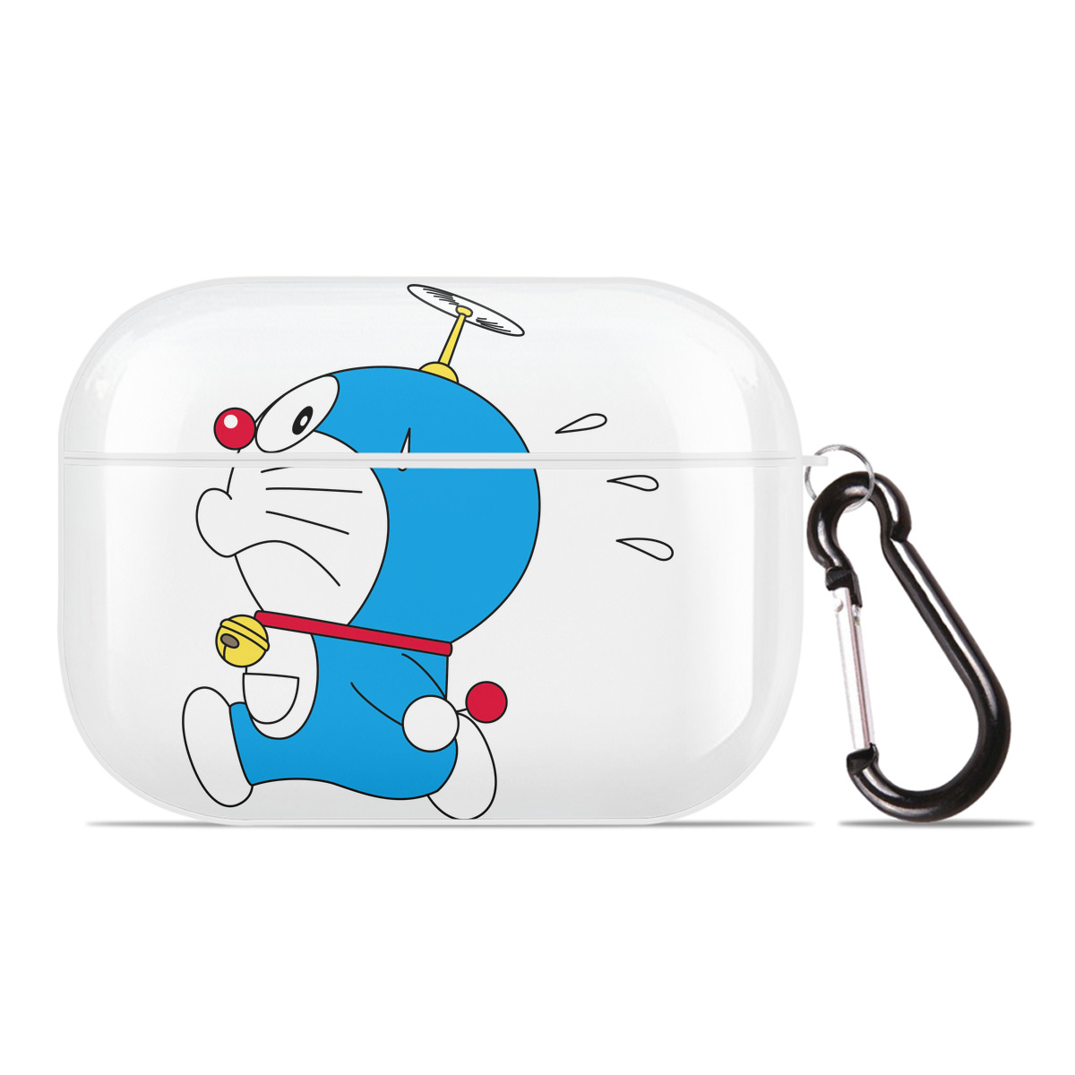 （画像用） ドラえもん Doraemon 【AirPods Pro用】ハードシェル保護ケース 耐衝撃・防指紋・カラビナ付き商品仕様