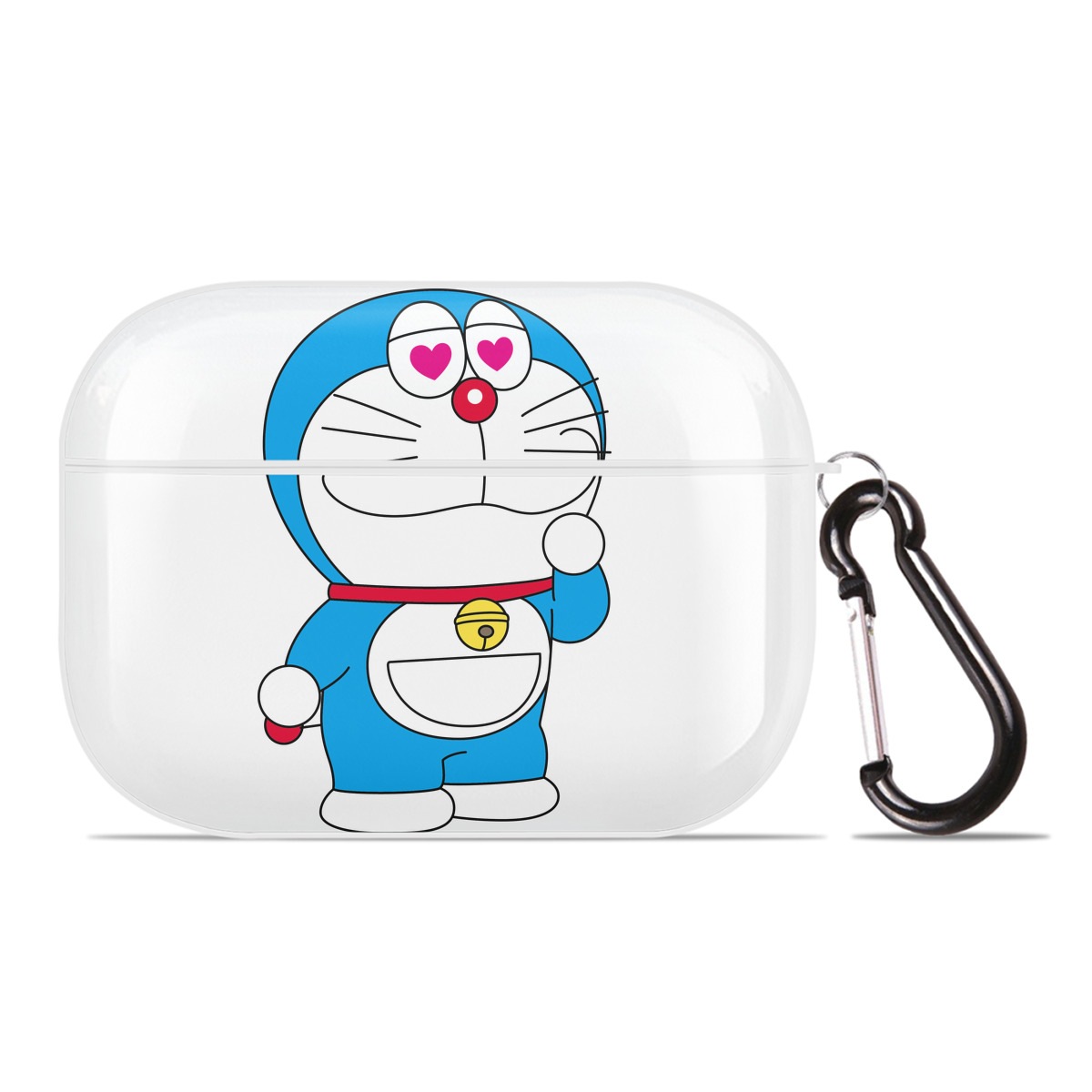 （画像用） ドラえもん Doraemon 【AirPods Pro用】ハードシェル保護ケース 耐衝撃・防指紋・カラビナ付き商品仕様