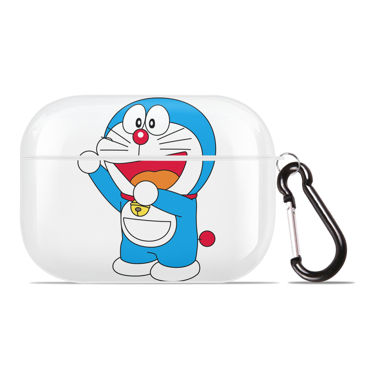 （画像用） ドラえもん Doraemon 【AirPods Pro用】ハードシェル保護ケース 耐衝撃・防指紋・カラビナ付き商品仕様