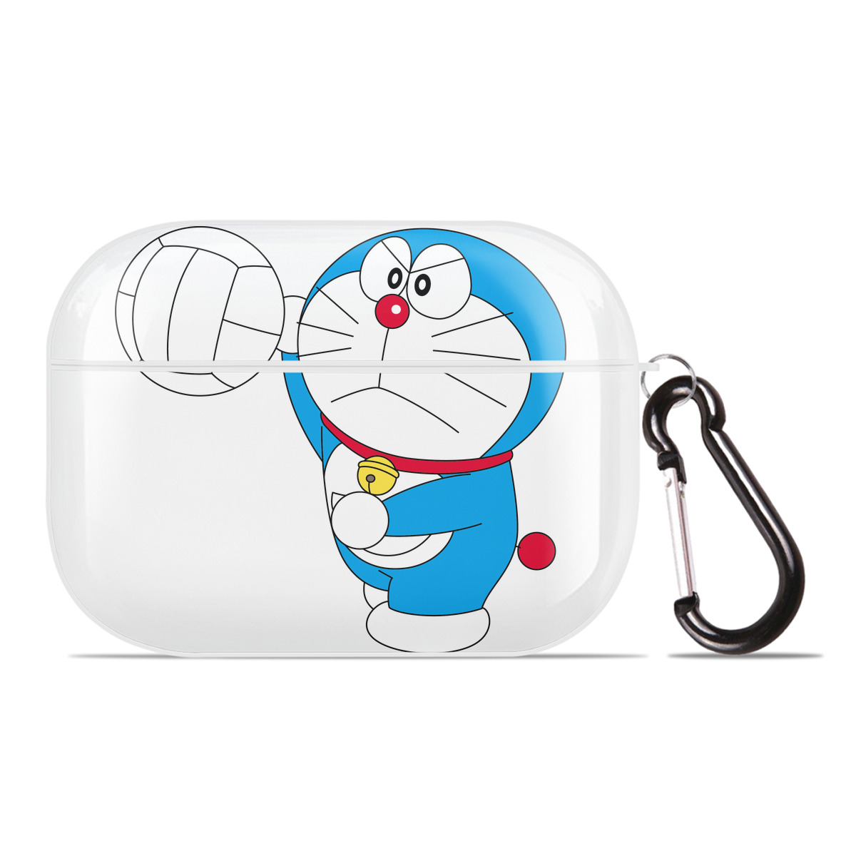 （画像用） ドラえもん Doraemon 【AirPods Pro用】ハードシェル保護ケース 耐衝撃・防指紋・カラビナ付き商品仕様