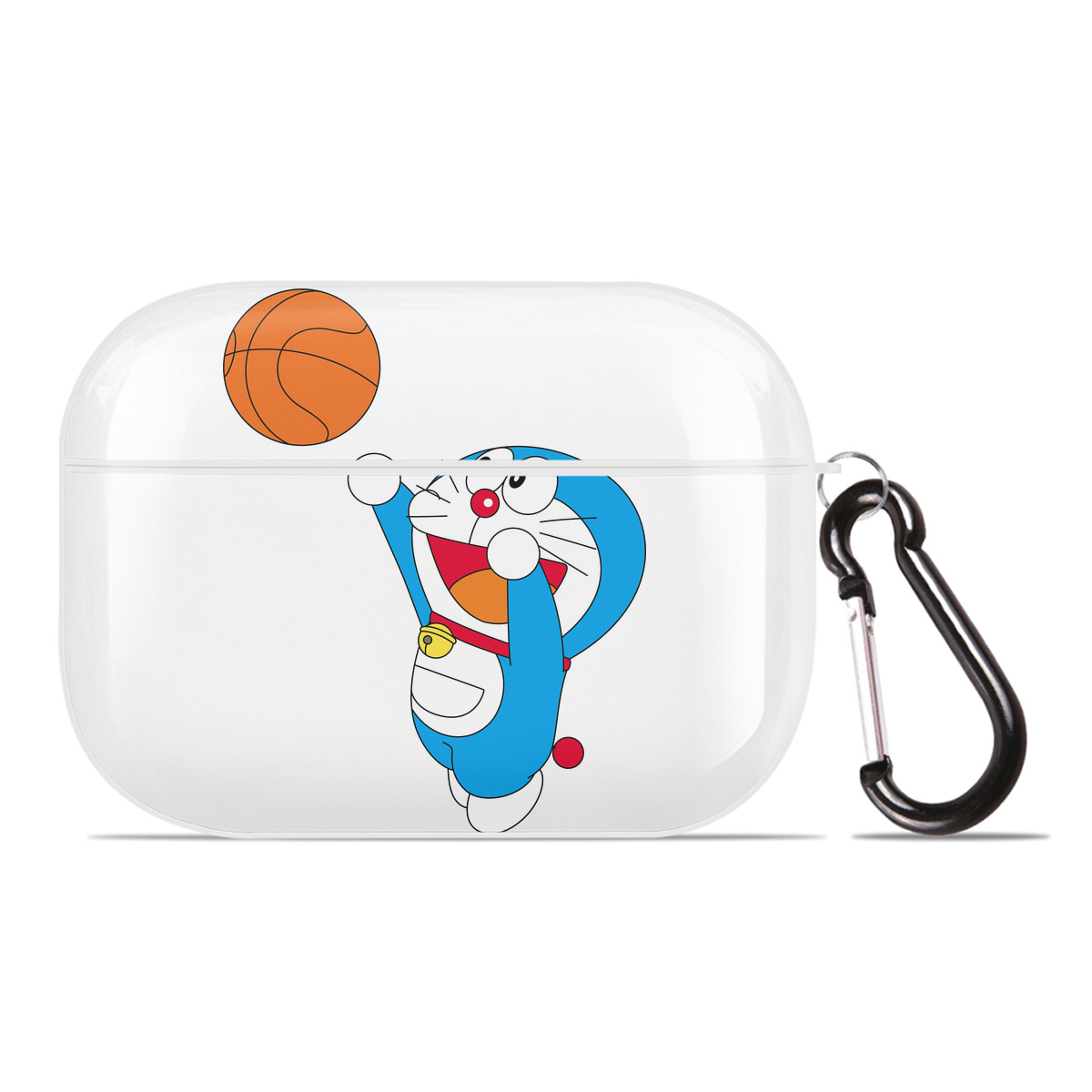 （画像用） ドラえもん Doraemon 【AirPods Pro用】ハードシェル保護ケース 耐衝撃・防指紋・カラビナ付き商品仕様
