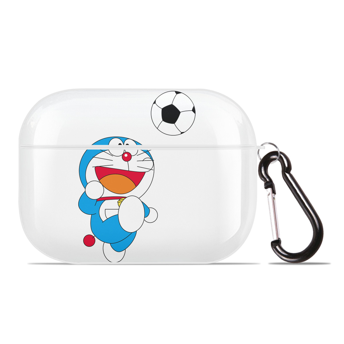 （画像用） ドラえもん Doraemon 【AirPods Pro用】ハードシェル保護ケース 耐衝撃・防指紋・カラビナ付き商品仕様