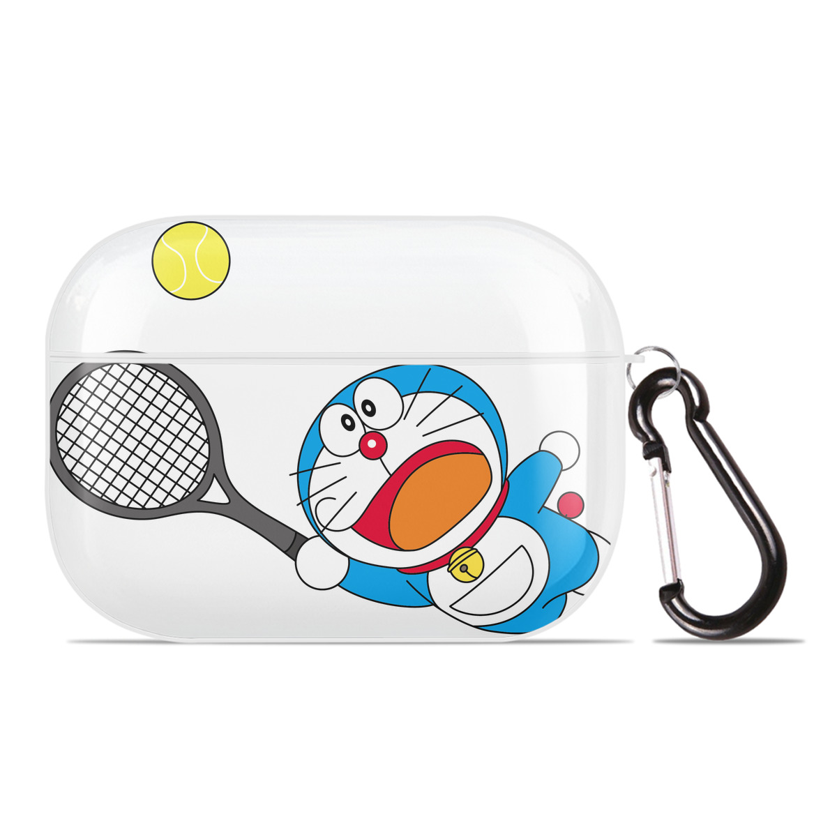 （画像用） ドラえもん Doraemon 【AirPods Pro用】ハードシェル保護ケース 耐衝撃・防指紋・カラビナ付き商品仕様