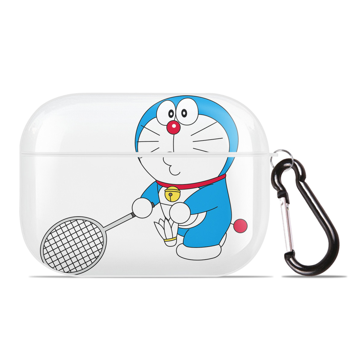 （画像用） ドラえもん Doraemon 【AirPods Pro用】ハードシェル保護ケース 耐衝撃・防指紋・カラビナ付き商品仕様
