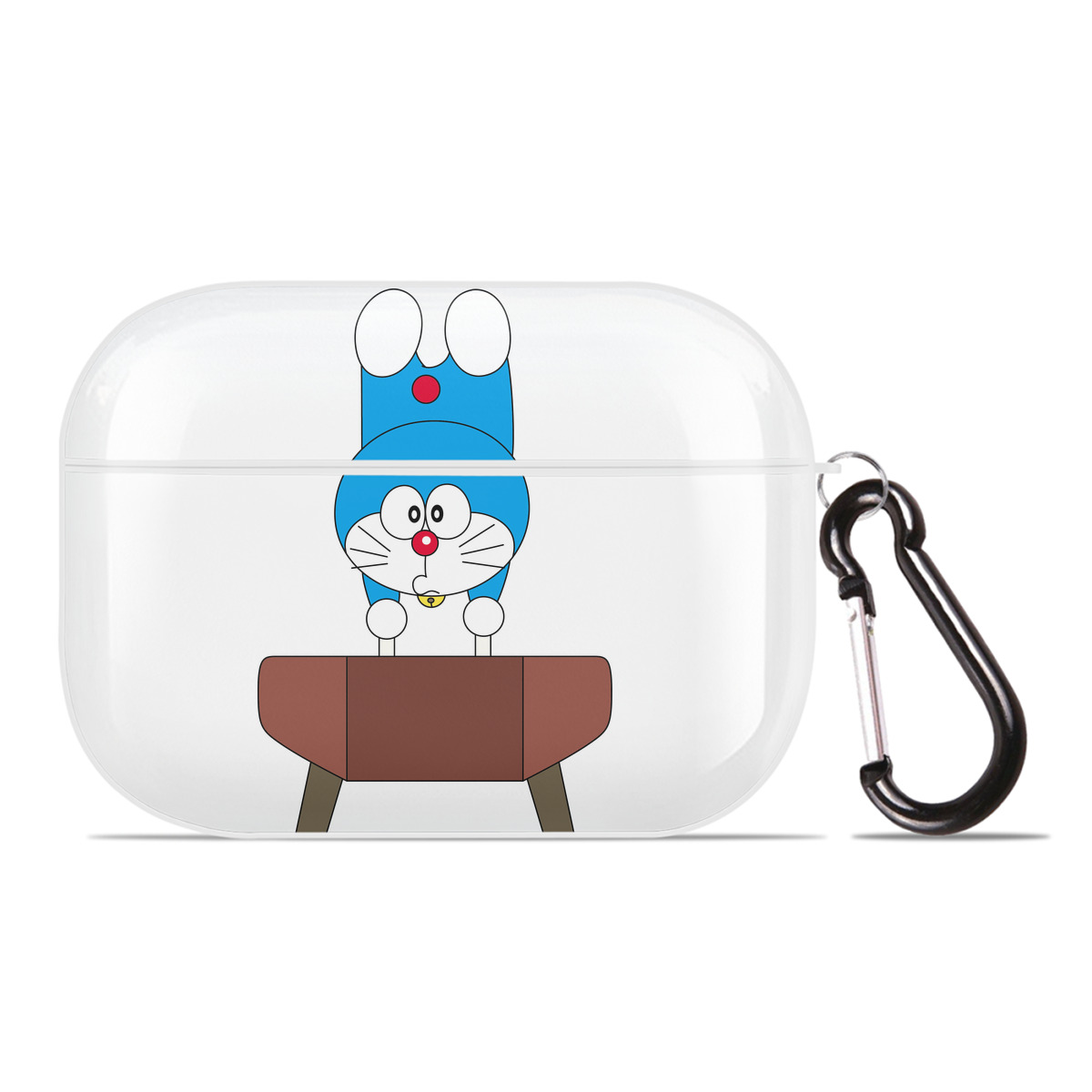 （画像用） ドラえもん Doraemon 【AirPods Pro用】ハードシェル保護ケース 耐衝撃・防指紋・カラビナ付き商品仕様