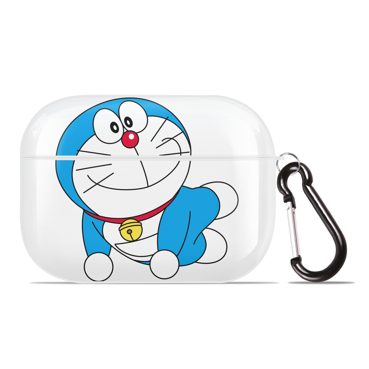 （画像用） ドラえもん Doraemon 【AirPods Pro用】ハードシェル保護ケース 耐衝撃・防指紋・カラビナ付き商品仕様