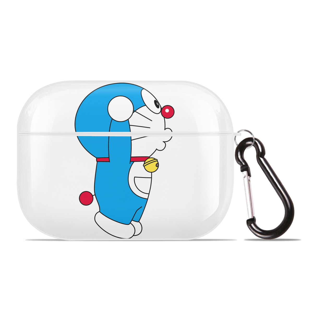 （画像用） ドラえもん Doraemon 【AirPods Pro用】ハードシェル保護ケース 耐衝撃・防指紋・カラビナ付き商品仕様