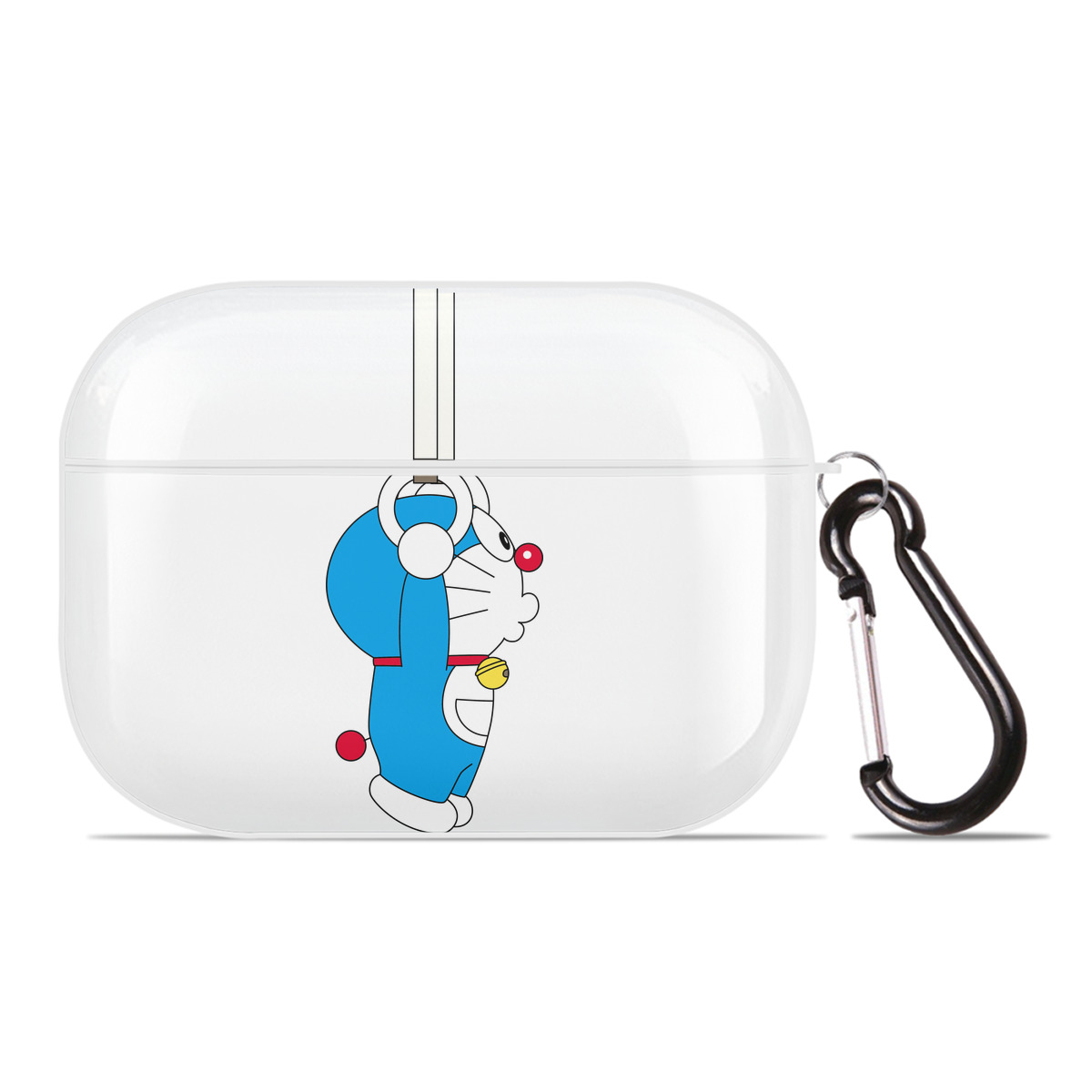 （画像用） ドラえもん Doraemon 【AirPods Pro用】ハードシェル保護ケース 耐衝撃・防指紋・カラビナ付き商品仕様