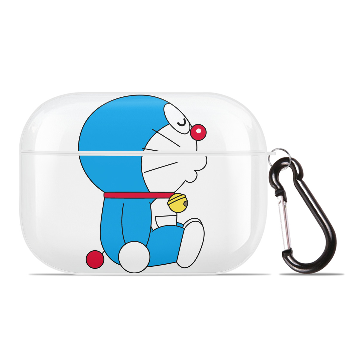 （画像用） ドラえもん Doraemon 【AirPods Pro用】ハードシェル保護ケース 耐衝撃・防指紋・カラビナ付き商品仕様