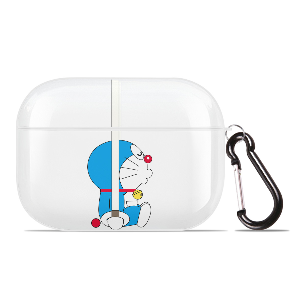 （画像用） ドラえもん Doraemon 【AirPods Pro用】ハードシェル保護ケース 耐衝撃・防指紋・カラビナ付き商品仕様