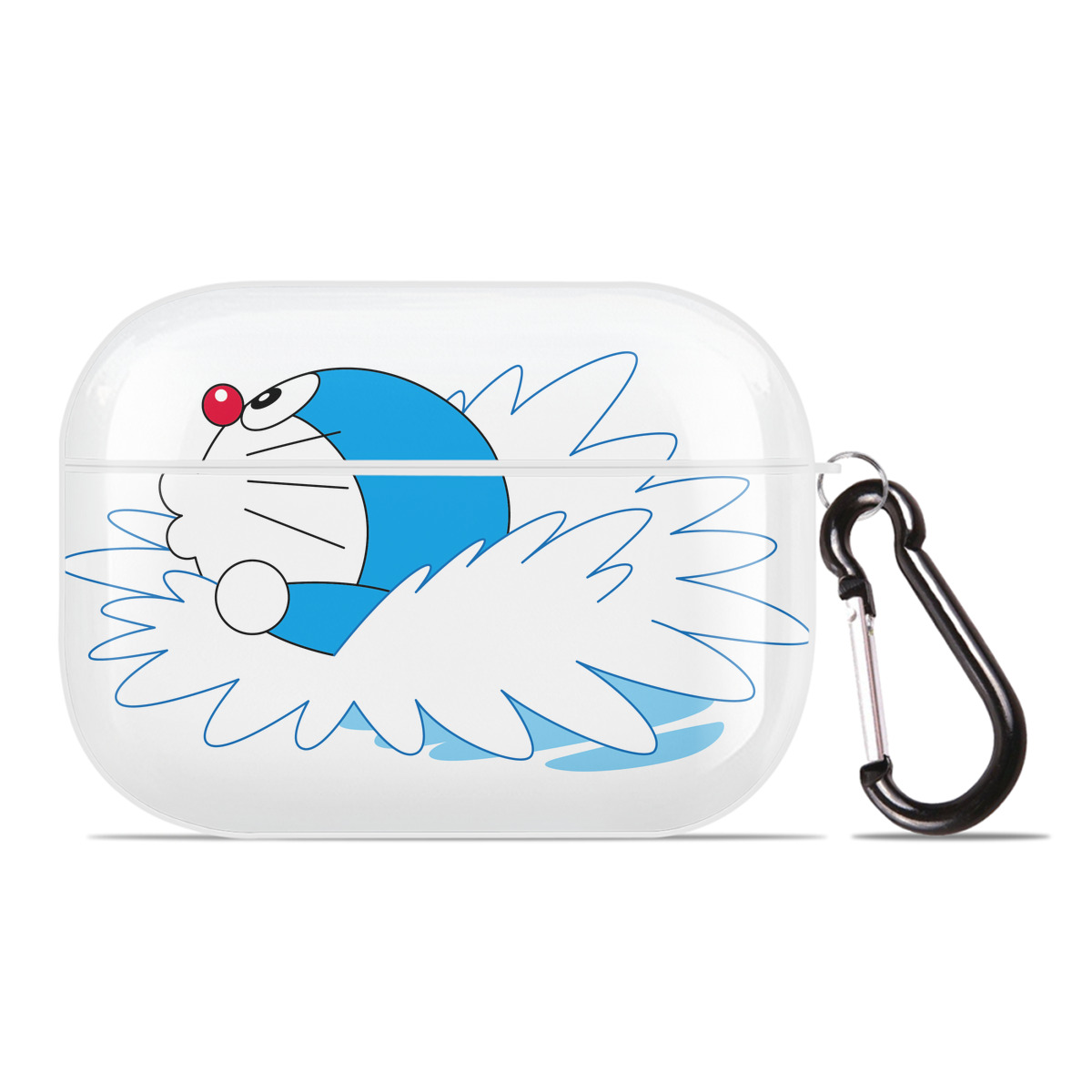 （画像用） ドラえもん Doraemon 【AirPods Pro用】ハードシェル保護ケース 耐衝撃・防指紋・カラビナ付き商品仕様