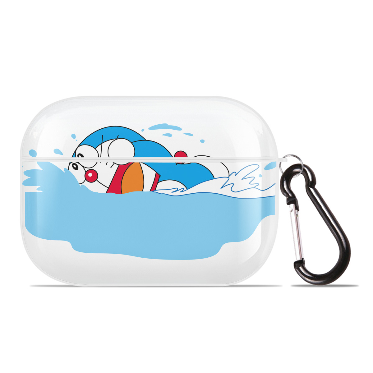 （画像用） ドラえもん Doraemon 【AirPods Pro用】ハードシェル保護ケース 耐衝撃・防指紋・カラビナ付き商品仕様