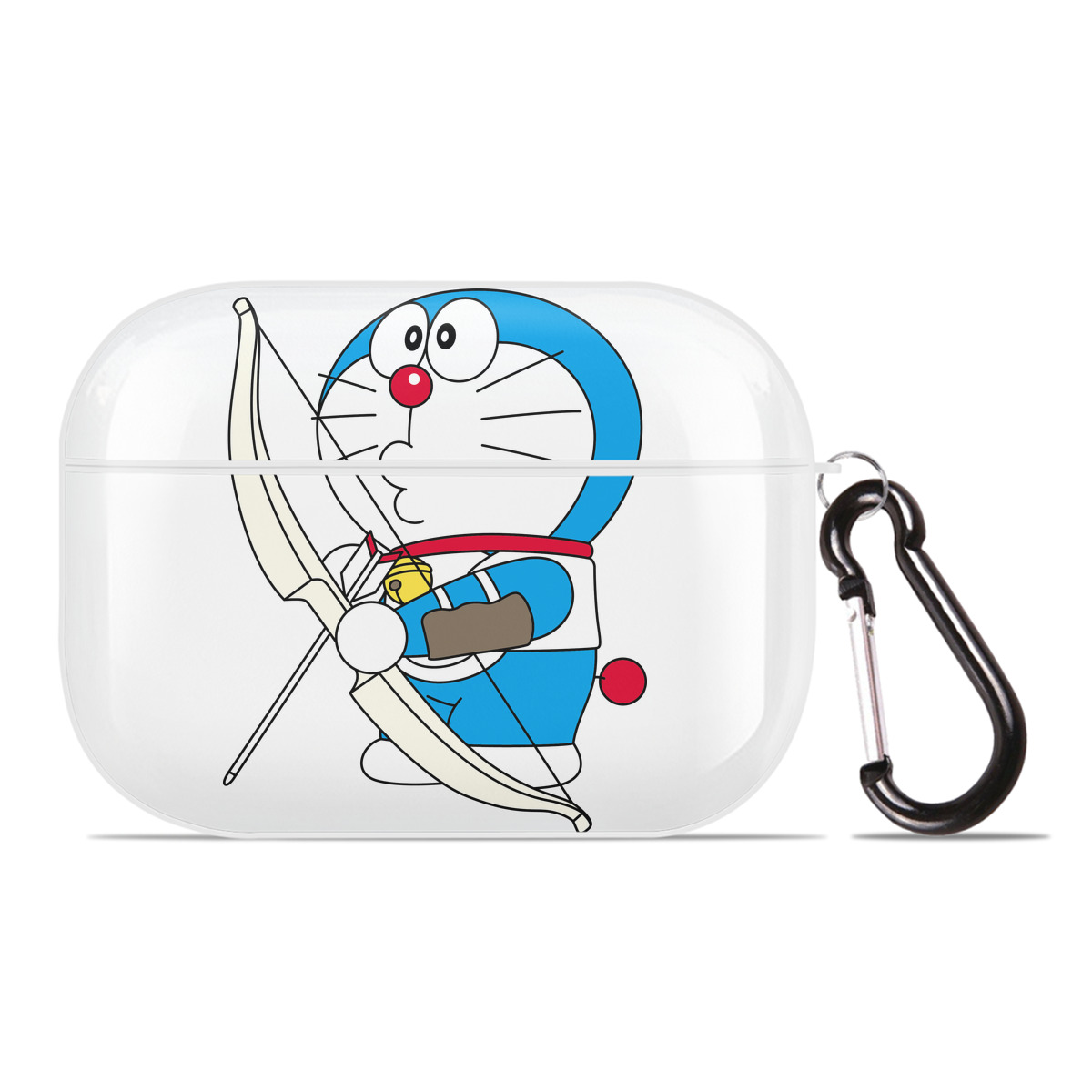 （画像用） ドラえもん Doraemon 【AirPods Pro用】ハードシェル保護ケース 耐衝撃・防指紋・カラビナ付き商品仕様