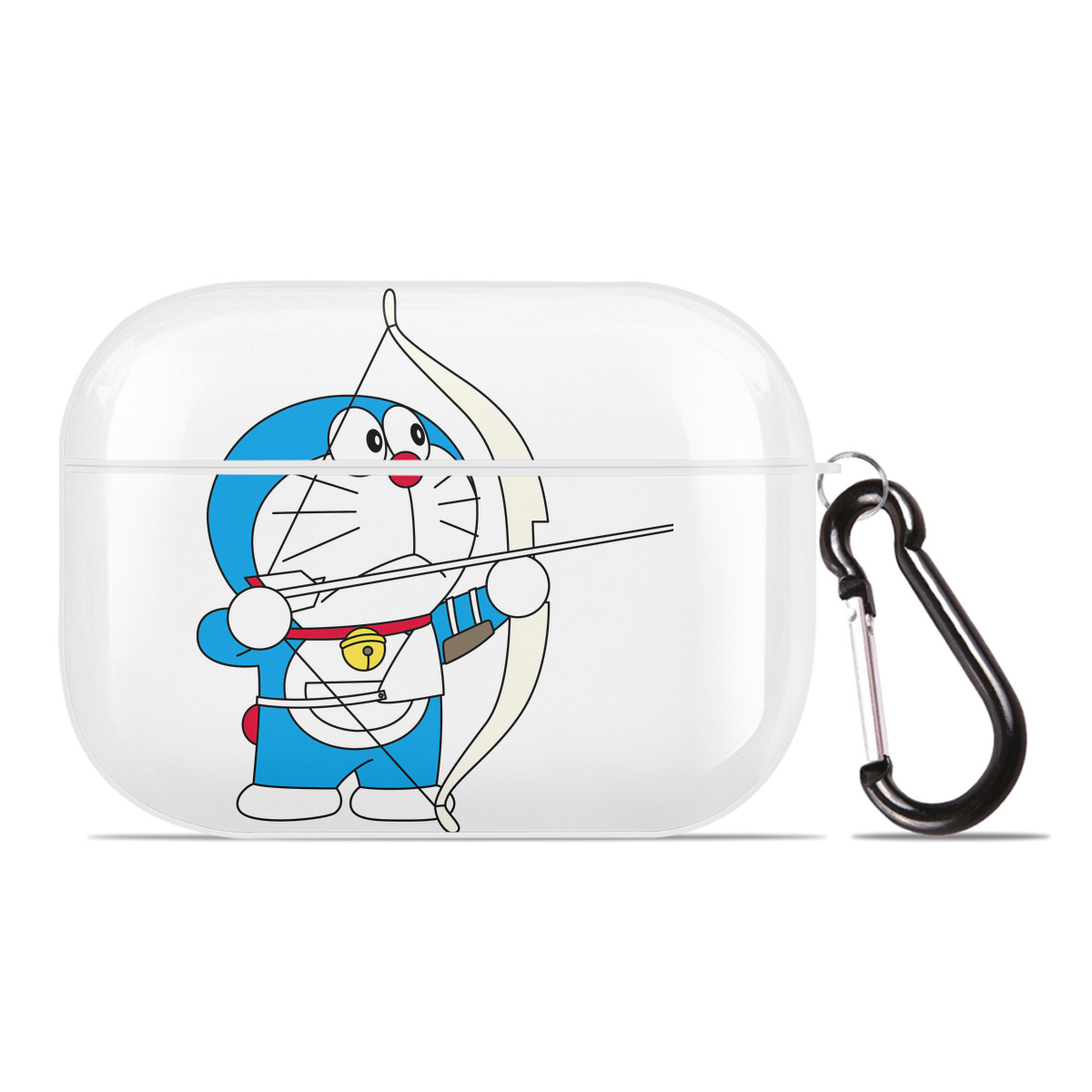 （画像用） ドラえもん Doraemon 【AirPods Pro用】ハードシェル保護ケース 耐衝撃・防指紋・カラビナ付き商品仕様