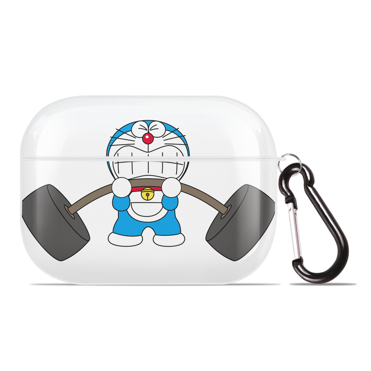 （画像用） ドラえもん Doraemon 【AirPods Pro用】ハードシェル保護ケース 耐衝撃・防指紋・カラビナ付き商品仕様