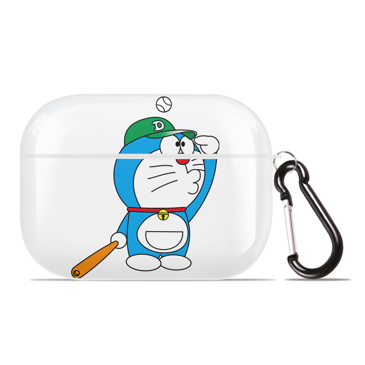 （画像用） ドラえもん Doraemon 【AirPods Pro用】ハードシェル保護ケース 耐衝撃・防指紋・カラビナ付き商品仕様