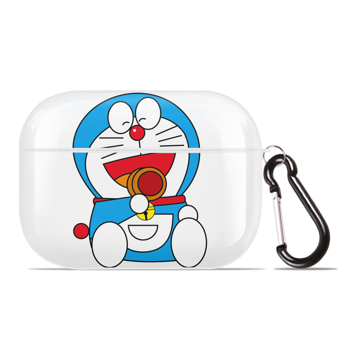（画像用） ドラえもん Doraemon 【AirPods Pro用】ハードシェル保護ケース 耐衝撃・防指紋・カラビナ付き商品仕様