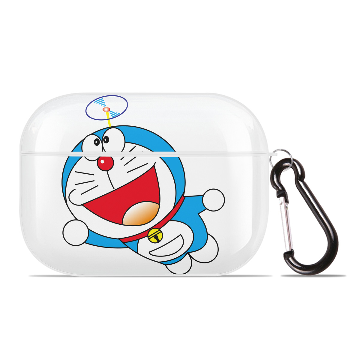 （画像用） ドラえもん Doraemon 【AirPods Pro用】ハードシェル保護ケース 耐衝撃・防指紋・カラビナ付き商品仕様