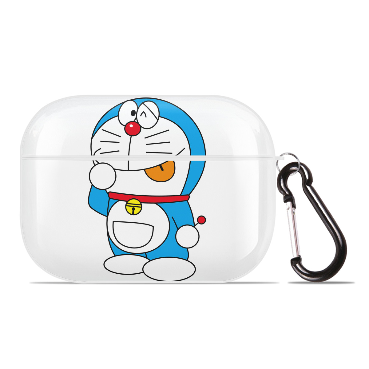 （画像用） ドラえもん Doraemon 【AirPods Pro用】ハードシェル保護ケース 耐衝撃・防指紋・カラビナ付き商品仕様