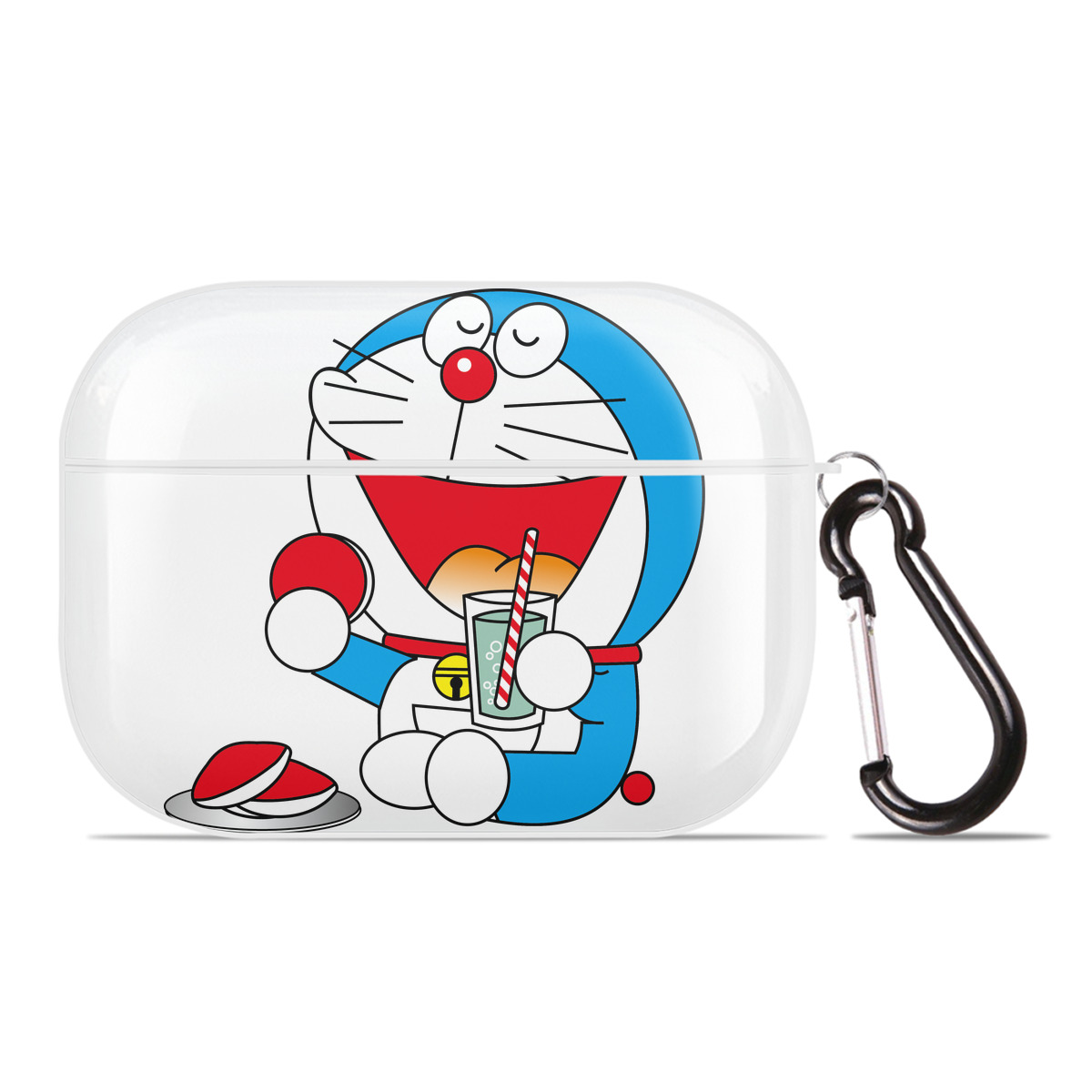 （画像用） ドラえもん Doraemon 【AirPods Pro用】ハードシェル保護ケース 耐衝撃・防指紋・カラビナ付き商品仕様