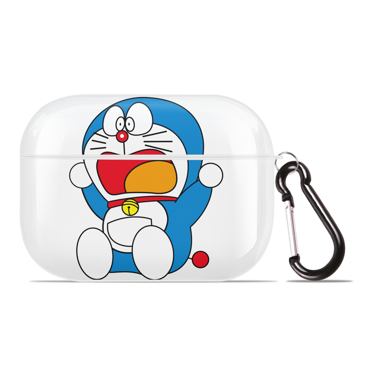 （画像用） ドラえもん Doraemon 【AirPods Pro用】ハードシェル保護ケース 耐衝撃・防指紋・カラビナ付き商品仕様
