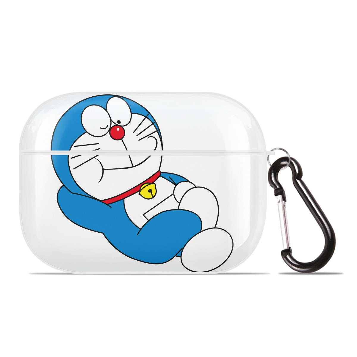 （画像用） ドラえもん Doraemon 【AirPods Pro用】ハードシェル保護ケース 耐衝撃・防指紋・カラビナ付き商品仕様