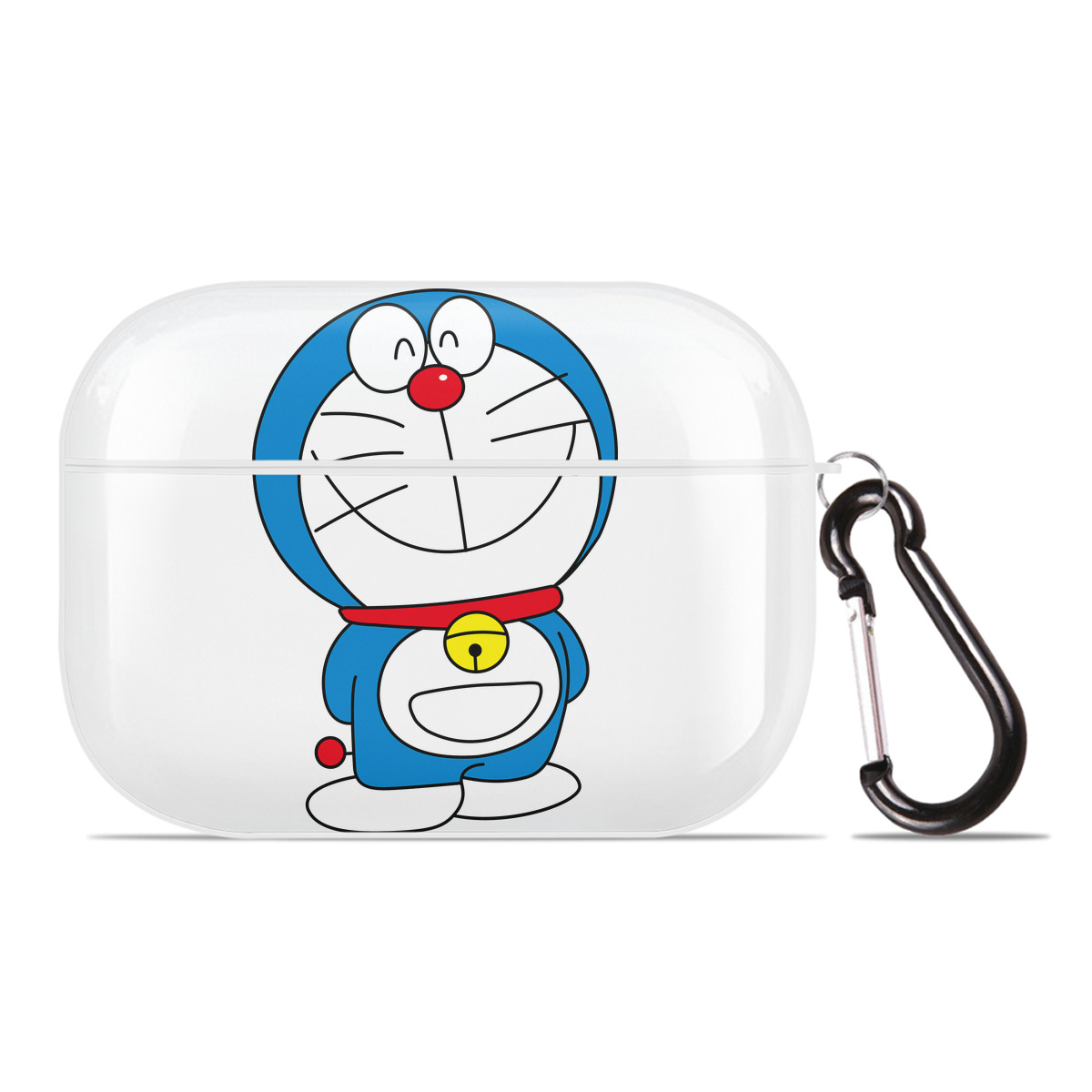 （画像用） ドラえもん Doraemon 【AirPods Pro用】ハードシェル保護ケース 耐衝撃・防指紋・カラビナ付き商品仕様