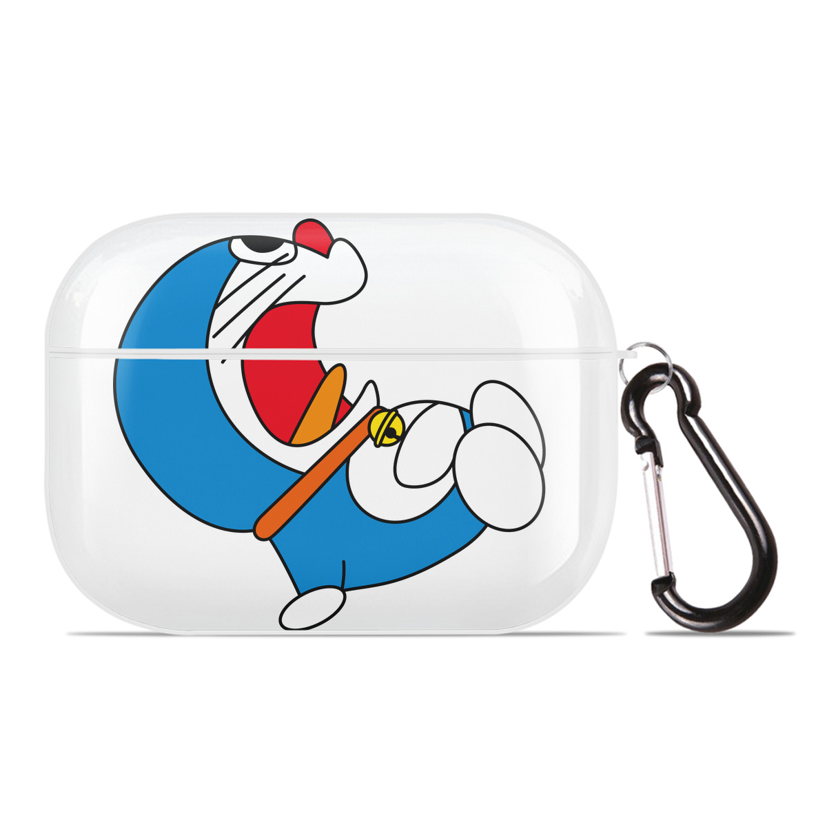 （画像用） ドラえもん Doraemon 【AirPods Pro用】ハードシェル保護ケース 耐衝撃・防指紋・カラビナ付き商品仕様