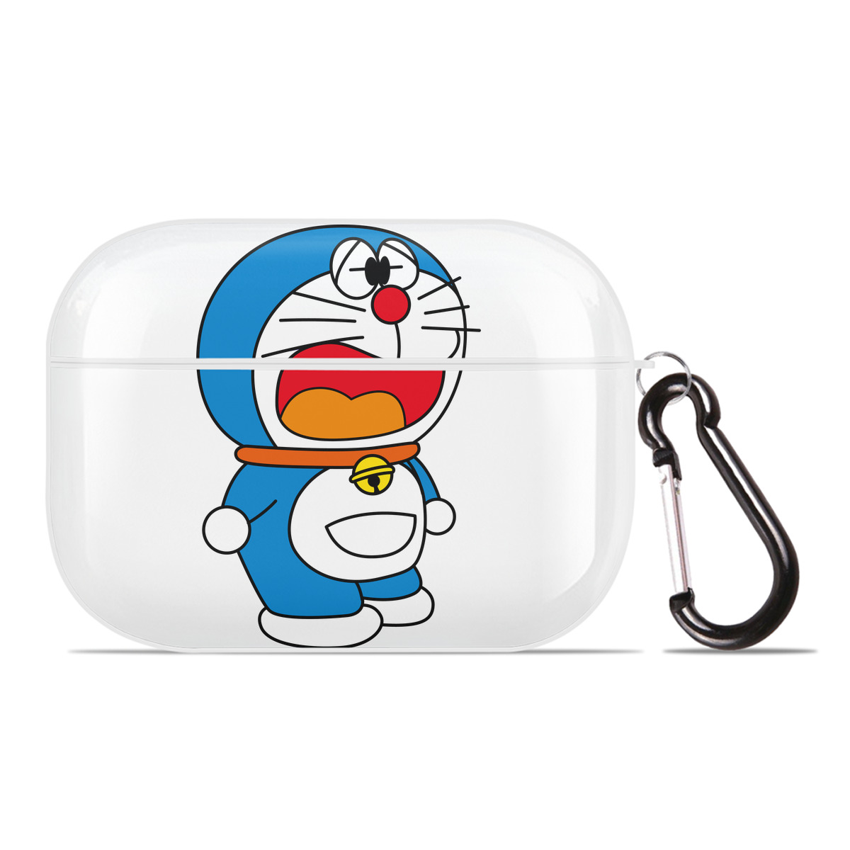 （画像用） ドラえもん Doraemon 【AirPods Pro用】ハードシェル保護ケース 耐衝撃・防指紋・カラビナ付き商品仕様