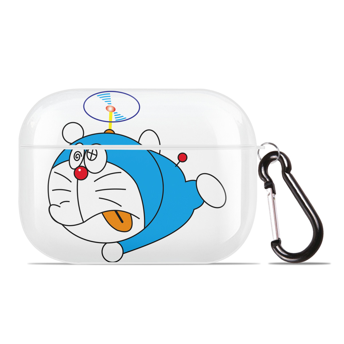 （画像用） ドラえもん Doraemon 【AirPods Pro用】ハードシェル保護ケース 耐衝撃・防指紋・カラビナ付き商品仕様