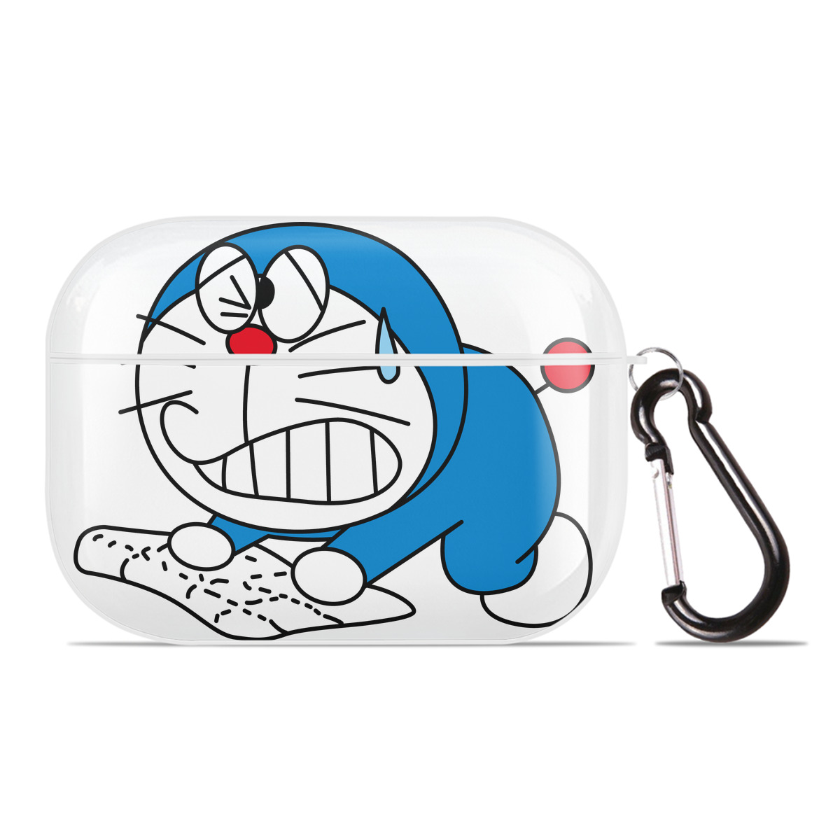 （画像用） ドラえもん Doraemon 【AirPods Pro用】ハードシェル保護ケース 耐衝撃・防指紋・カラビナ付き商品仕様