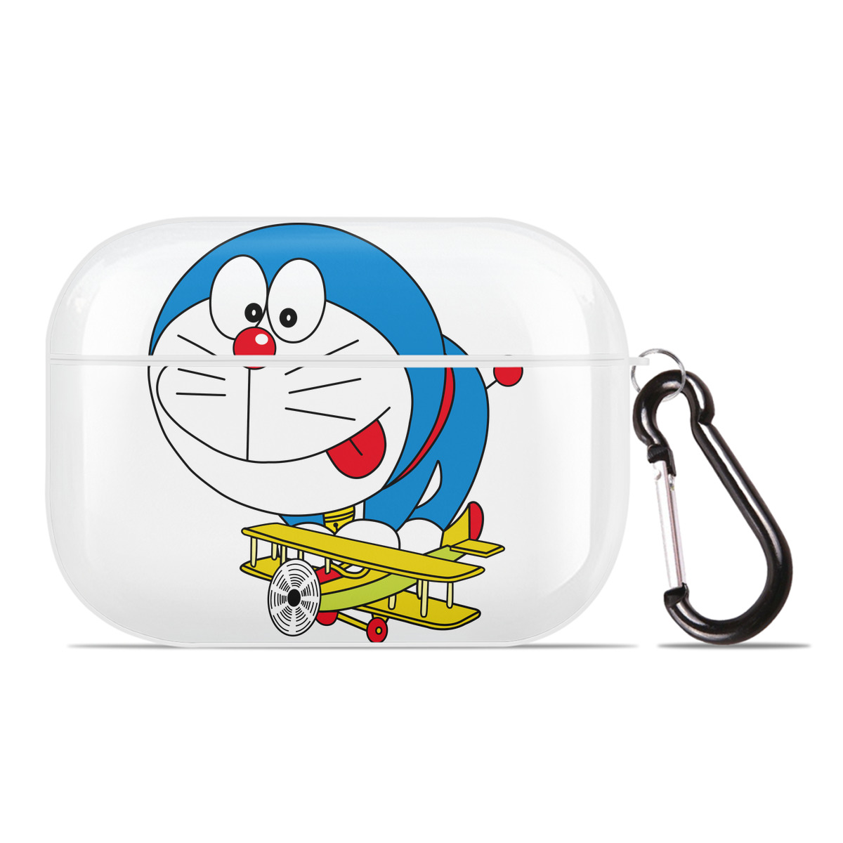 （画像用） ドラえもん Doraemon 【AirPods Pro用】ハードシェル保護ケース 耐衝撃・防指紋・カラビナ付き商品仕様