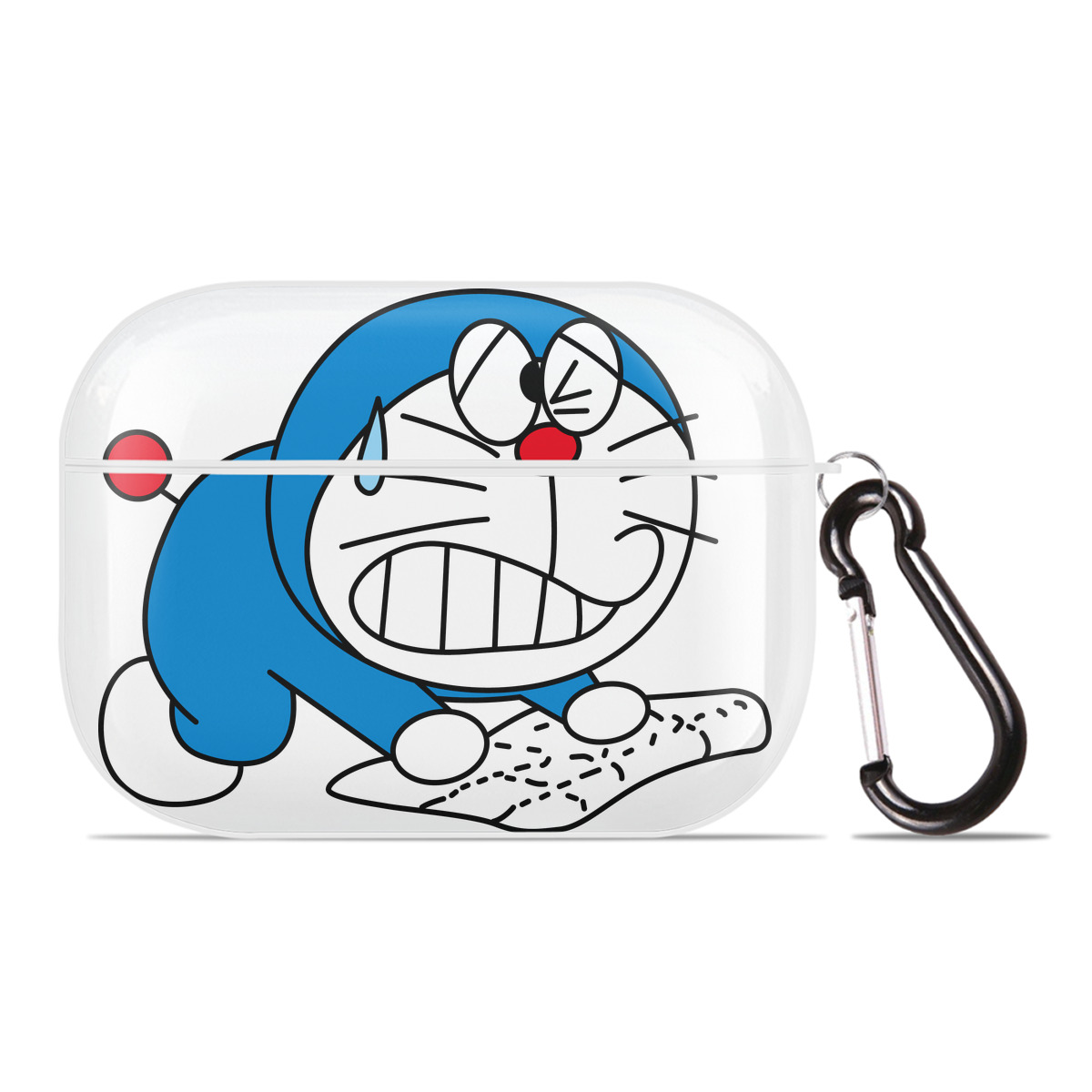 （画像用） ドラえもん Doraemon 【AirPods Pro用】ハードシェル保護ケース 耐衝撃・防指紋・カラビナ付き商品仕様