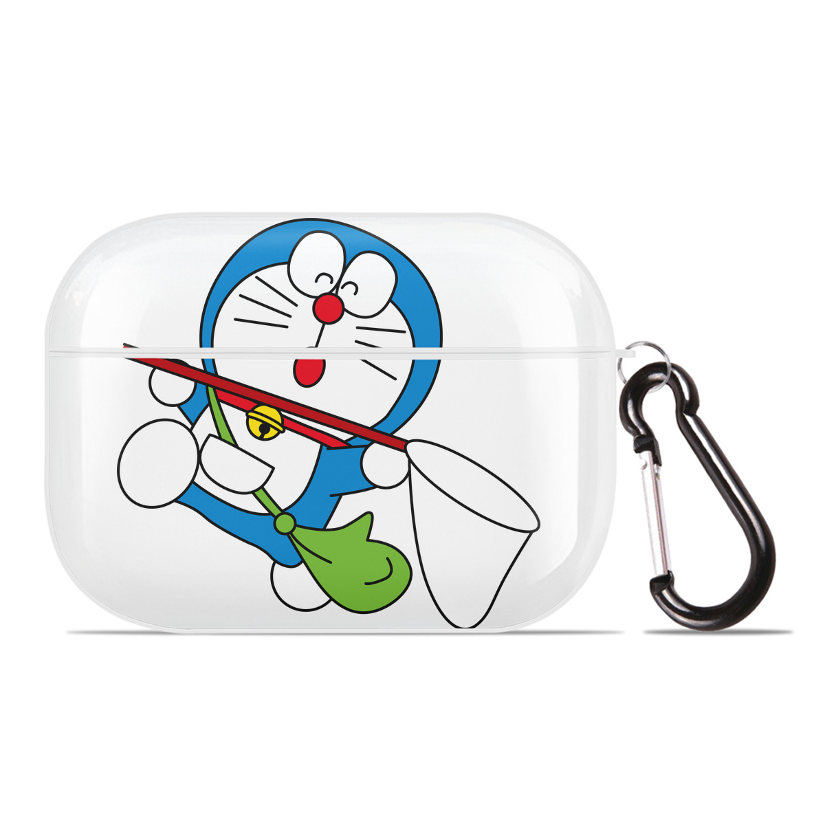 （画像用） ドラえもん Doraemon 【AirPods Pro用】ハードシェル保護ケース 耐衝撃・防指紋・カラビナ付き商品仕様