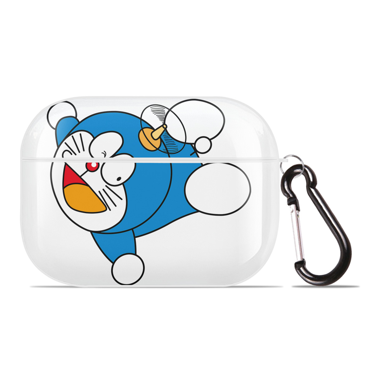 （画像用） ドラえもん Doraemon 【AirPods Pro用】ハードシェル保護ケース 耐衝撃・防指紋・カラビナ付き商品仕様
