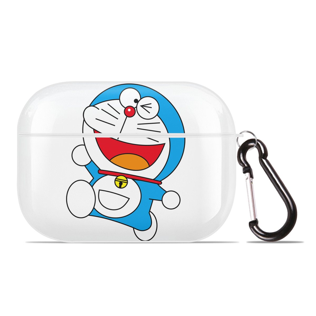（画像用） ドラえもん Doraemon 【AirPods Pro用】ハードシェル保護ケース 耐衝撃・防指紋・カラビナ付き商品仕様