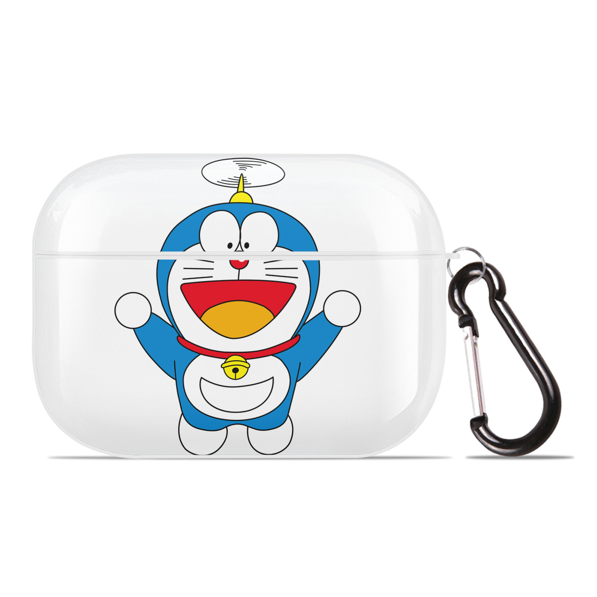 （画像用） ドラえもん Doraemon 【AirPods Pro用】ハードシェル保護ケース 耐衝撃・防指紋・カラビナ付き商品仕様