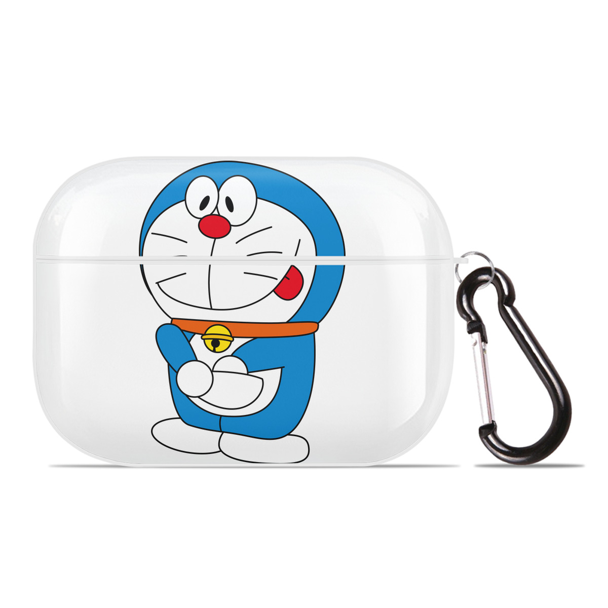 （画像用） ドラえもん Doraemon 【AirPods Pro用】ハードシェル保護ケース 耐衝撃・防指紋・カラビナ付き商品仕様