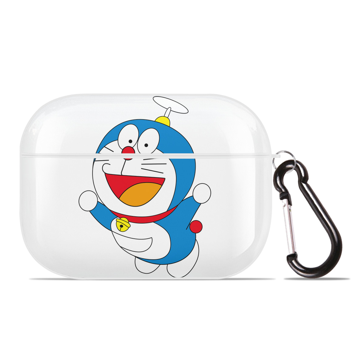 （画像用） ドラえもん Doraemon 【AirPods Pro用】ハードシェル保護ケース 耐衝撃・防指紋・カラビナ付き商品仕様
