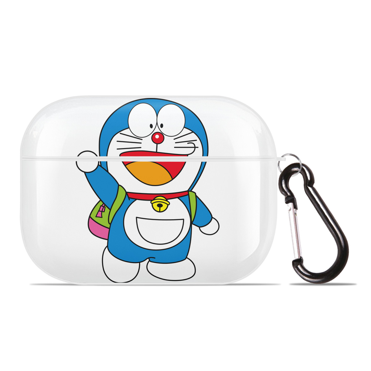 （画像用） ドラえもん Doraemon 【AirPods Pro用】ハードシェル保護ケース 耐衝撃・防指紋・カラビナ付き商品仕様