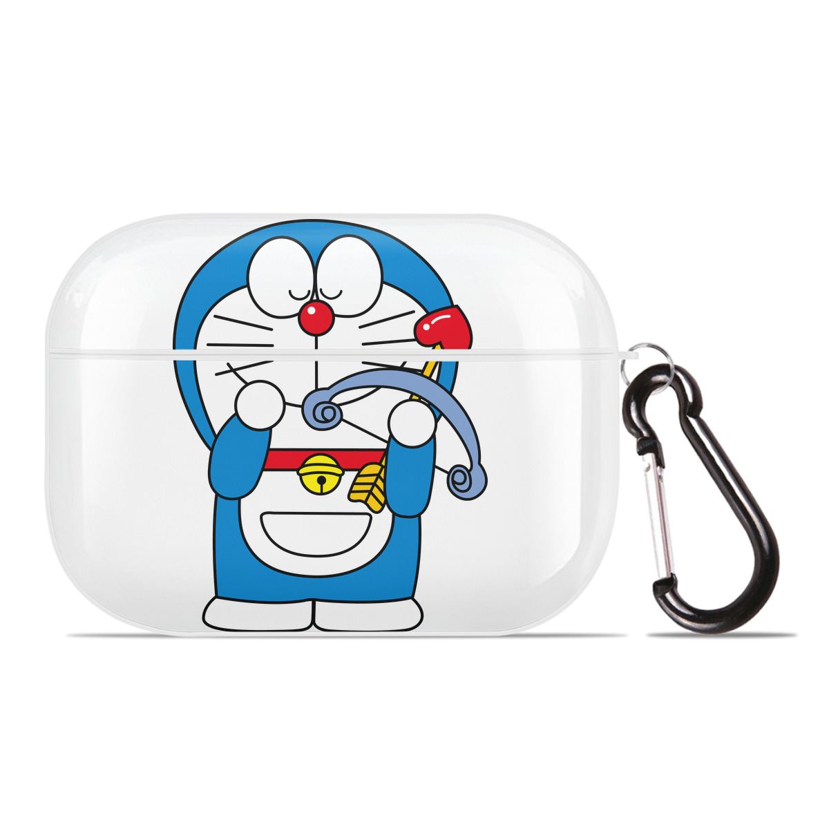 （画像用） ドラえもん Doraemon 【AirPods Pro用】ハードシェル保護ケース 耐衝撃・防指紋・カラビナ付き商品仕様