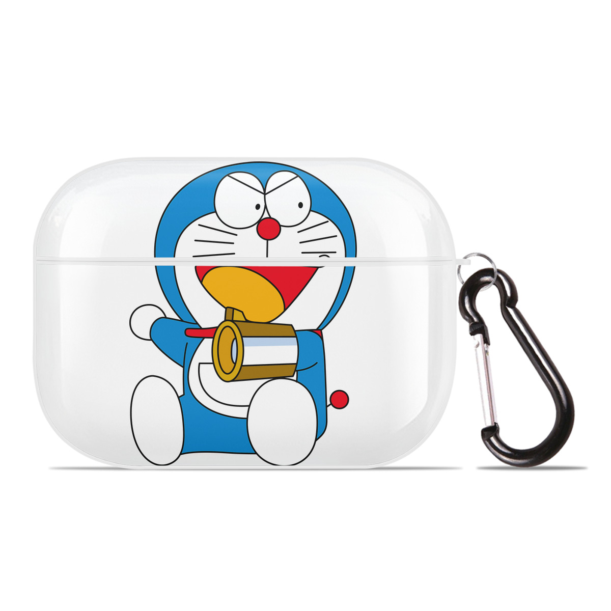 （画像用） ドラえもん Doraemon 【AirPods Pro用】ハードシェル保護ケース 耐衝撃・防指紋・カラビナ付き商品仕様