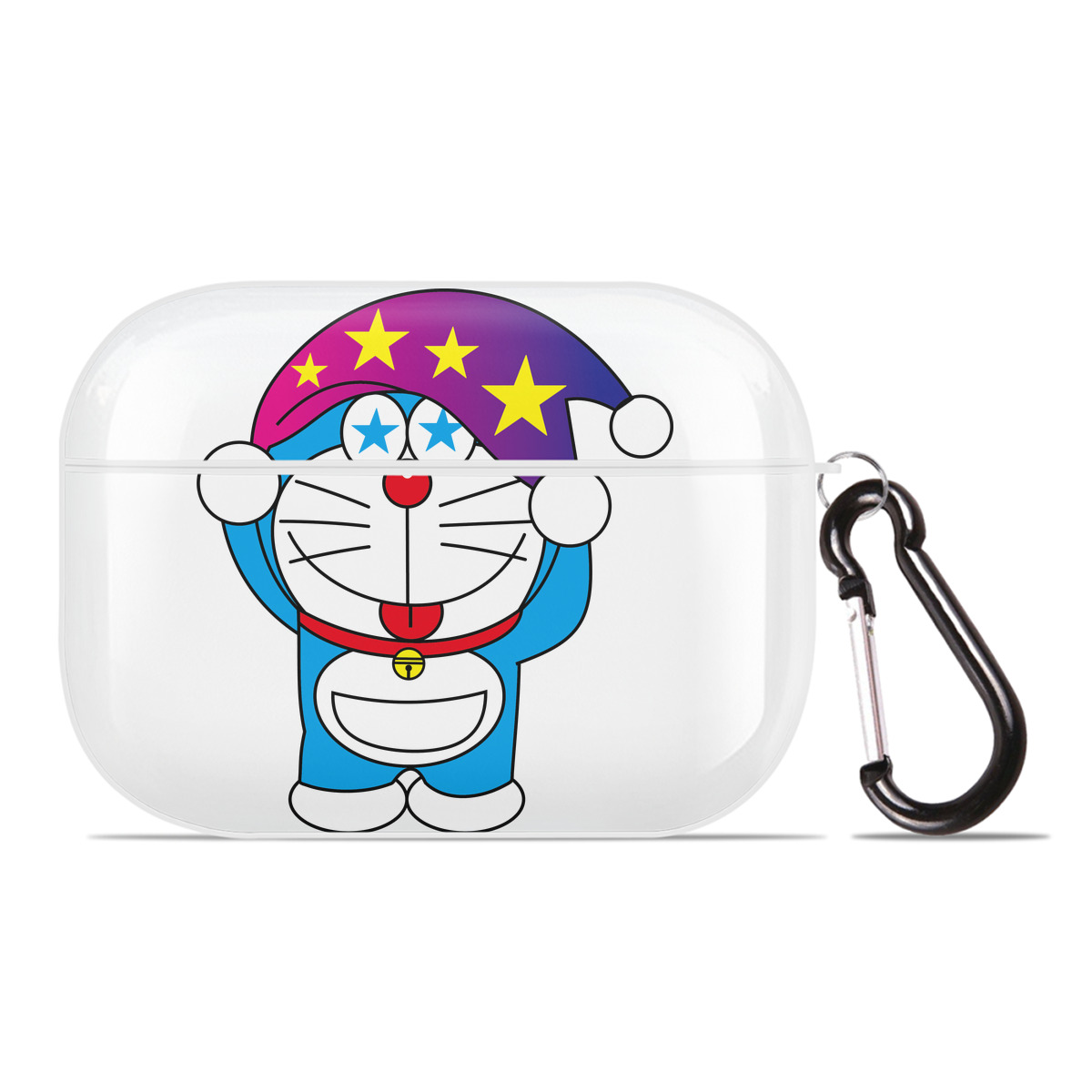 （画像用） ドラえもん Doraemon 【AirPods Pro用】ハードシェル保護ケース 耐衝撃・防指紋・カラビナ付き商品仕様