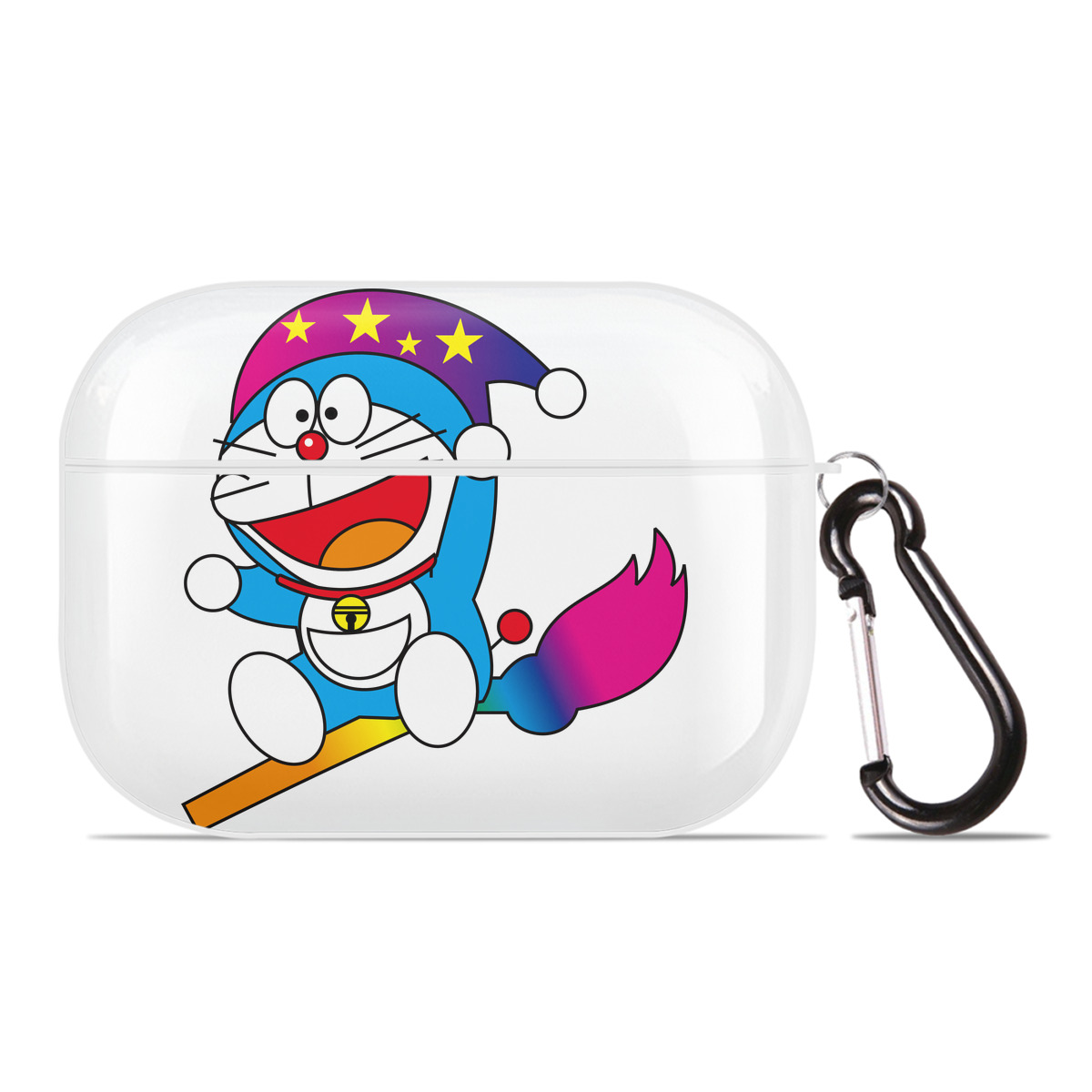 （画像用） ドラえもん Doraemon 【AirPods Pro用】ハードシェル保護ケース 耐衝撃・防指紋・カラビナ付き商品仕様