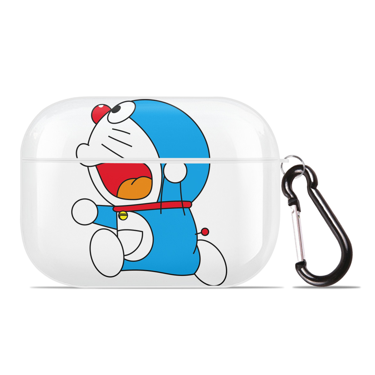 （画像用） ドラえもん Doraemon 【AirPods Pro用】ハードシェル保護ケース 耐衝撃・防指紋・カラビナ付き商品仕様