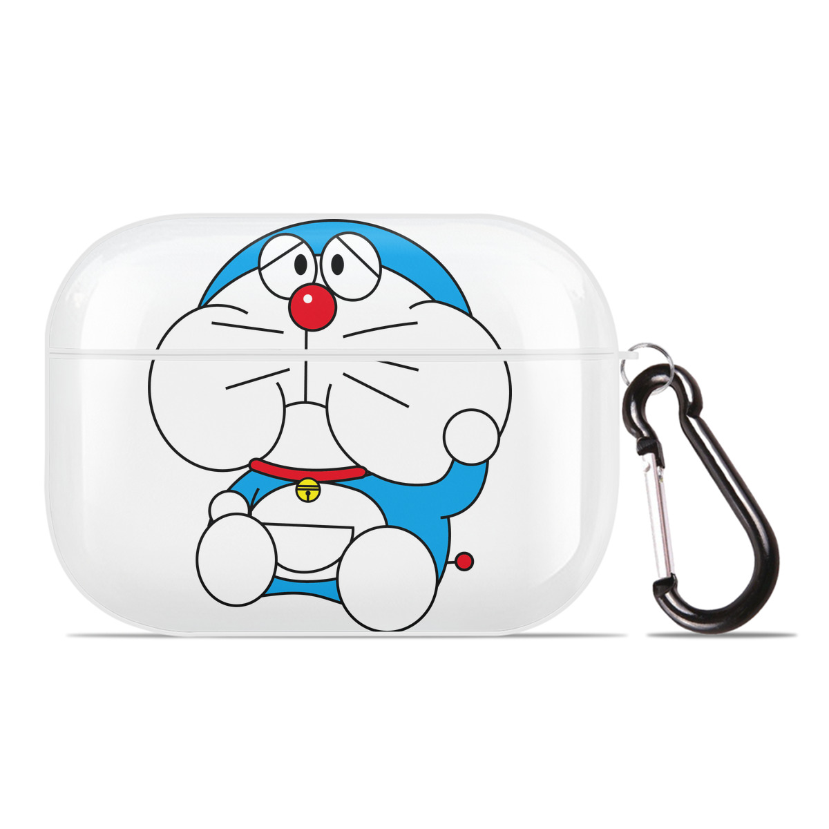 （画像用） ドラえもん Doraemon 【AirPods Pro用】ハードシェル保護ケース 耐衝撃・防指紋・カラビナ付き商品仕様