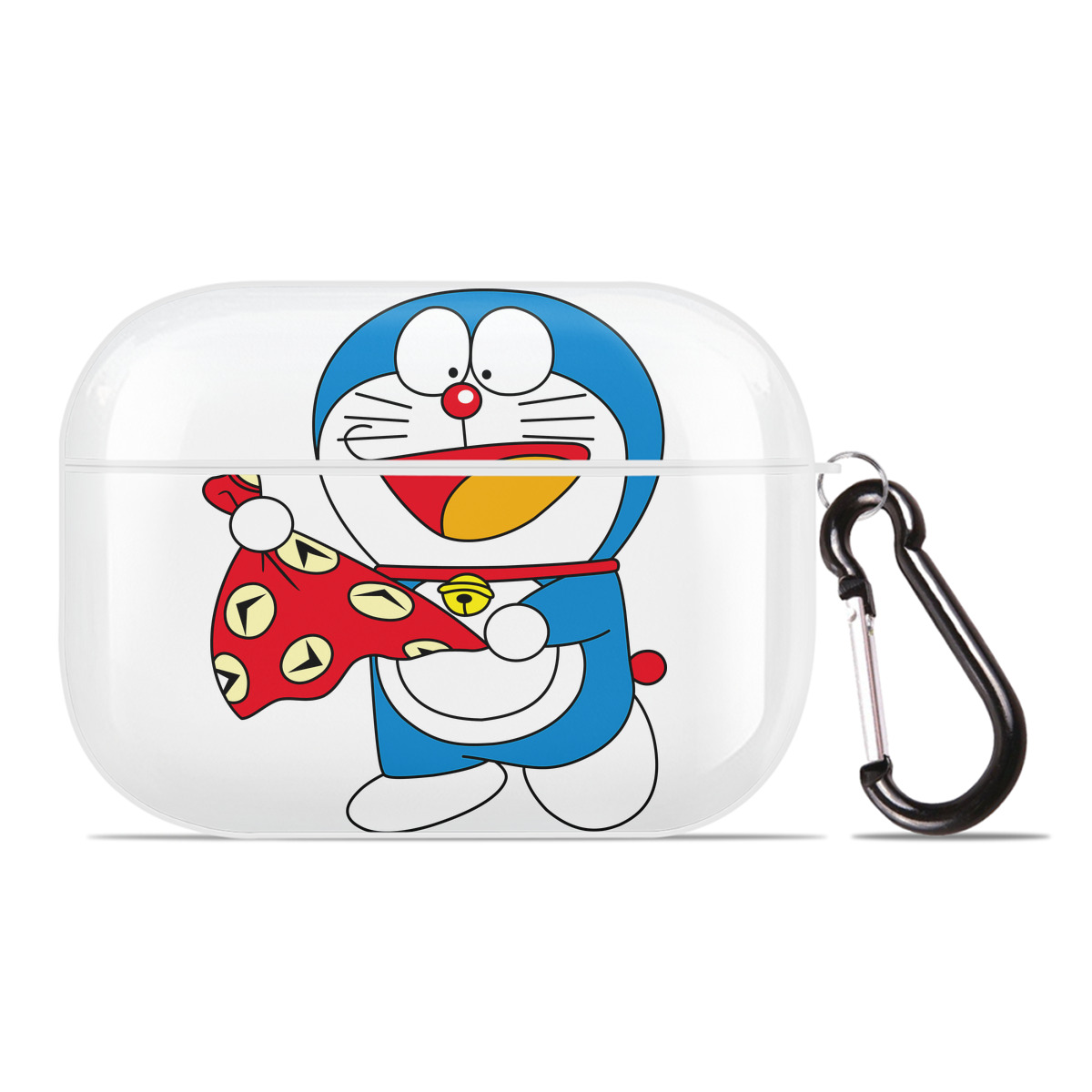 （画像用） ドラえもん Doraemon 【AirPods Pro用】ハードシェル保護ケース 耐衝撃・防指紋・カラビナ付き商品仕様
