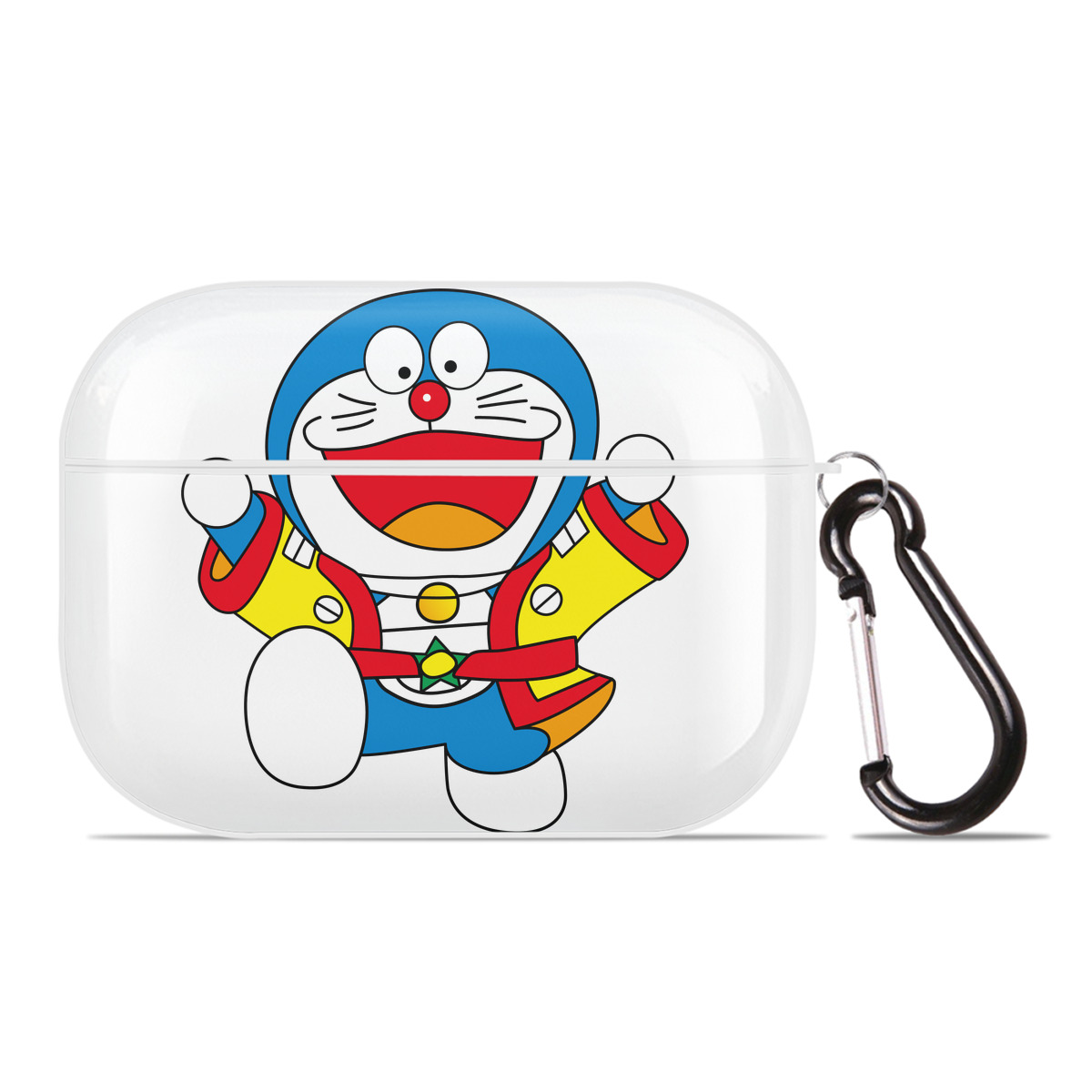 （画像用） ドラえもん Doraemon 【AirPods Pro用】ハードシェル保護ケース 耐衝撃・防指紋・カラビナ付き商品仕様